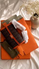BONIa BROWN LA LUNA MONOGRAM MINI CROSSBODY SLING