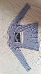 NASHVILLE T-Shirt Long Sleeve Size XL Light Blue