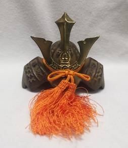 Japanese Vintage Samurai Cast Iron Mini Miniature