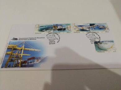 FDC Malaysia - Pelabuhan Utama di Malaysia 2004