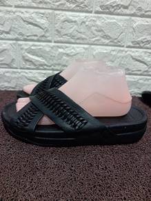 Uk8 Fitflop Leather Slide Sandals