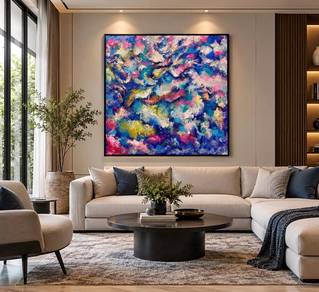 Hand Painted Abstract Oil Painting