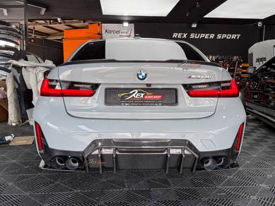 BMW G20 LCI Rear Bumper Diffuser Classic FD Carbon