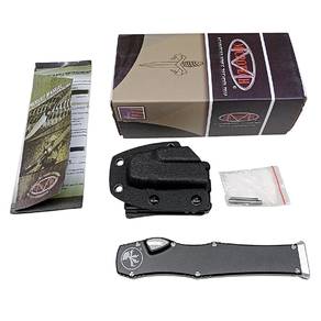 Microtech Halo VI Drop Point Camping Pocket Knife