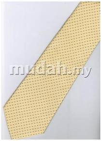 EY2 Yellow Black White Striped Formal Neck Tie