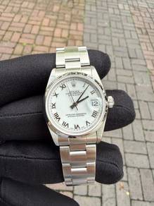 Rolex Datejust 31mm White Roman