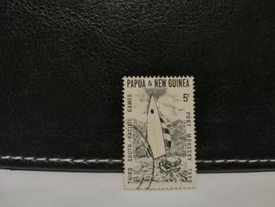 1969 Papua New Guinea Stamp Sailing Boat Game