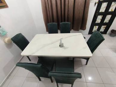 Meja Marble 6seats & Almari baju 2doors