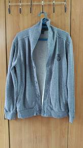 ERKE Men's Cardigan Grey 2XL Lightly Used