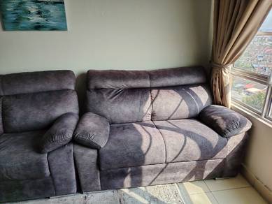 Set sofa velvet 3+2+1 untuk dijual segera