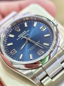 Pre Own Rolex Air-King 114200 Blue Dial With Rolex