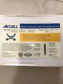 ACCELL UltraVideo High Performance 3 RCA to 3 RCA