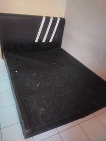 katil queen divan second hand 