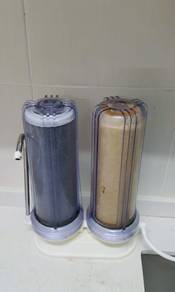 Water Filter System with Two Cartridges 10" Double