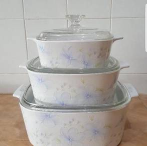 Mangkuk pyrex corningware casserole bowl