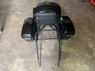 Kawasaki Z250 (2013) side box & top box set