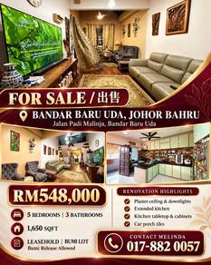 1-storey Terraced House For Sale in Johor Bahru,JHR