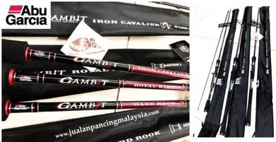 Abu garcia gambit iron cavalier/ royal king rod