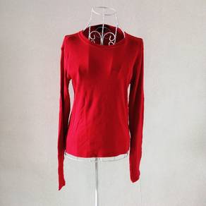 Ralph Lauren Long Sleeve Red Top
