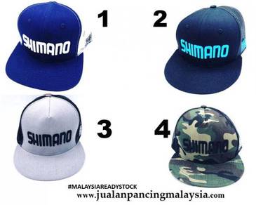 Shimano copycat flat brim snapback fishing cap