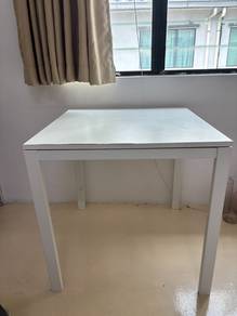 White Square Dining Table
