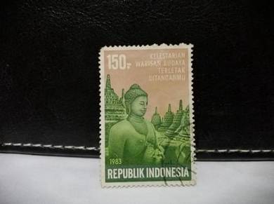 1983 Indonesia Stamp Borobudur Temple Buddha