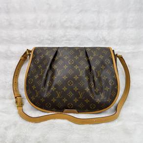 LV Menilmontant MM Monogram Brown Crossbody Bag