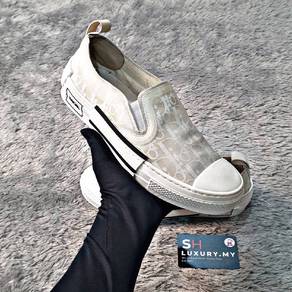 Dior Oblique Logo Slip On Sneakers
