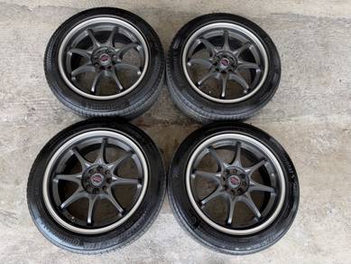 Rim ce28 club racer promax 16 inch tyar conti uc7