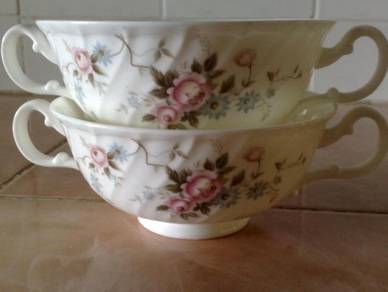 Mangkuk antik antique nittoroyal porcelain bowl