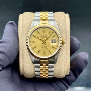 Rolex Datejust 36 Champagne Index 16233