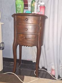 Wooden Jatiwood Bedside Table