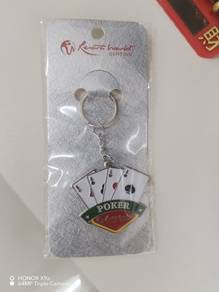 Poker Playing Cards Keychain