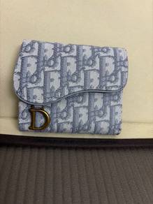 Vintage Blue Monogram Canvas Wallet