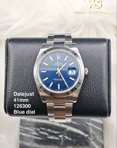 Rolex Datejust 41mm 126300 Blue dial oyster