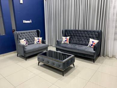 Perabot Sofa + 2 set katil single