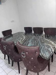 Marble Dining Set 8 Seater