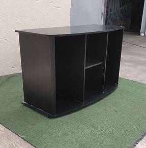 Y74K   Almari TV Cabinet TV Rack Black
