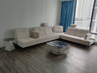 L-Shape Sofa set with coffee table & side table