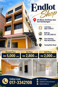 Shop lot For Rent in Seri Kembangan,SGR
