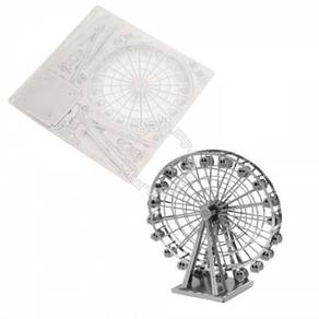 3D Nano Steel Laser Cut Puzzle - Ferris Wheel