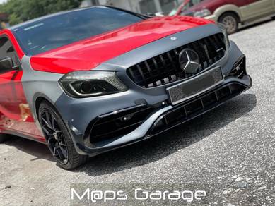 Mercedes w176 a45 amg bodykit facelift