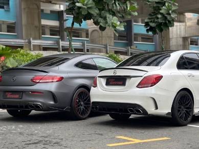 C Class W205 C205 Canard Side Splitter Bodykit