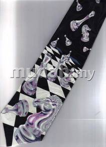 International Chess Board Game Hobby Neck Tie