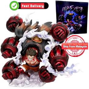 Anime One Piece Luffy Gear 4 Figures Monkey D Luff
