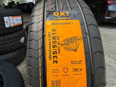Tayar Baru 235 55 19 Continental UX7 2026 new tyre