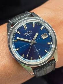 (A905) Vintage Blue Seiko 7005-8060 Watch