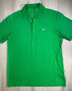 Nike Golf Green Collar Tee #DK1 Used