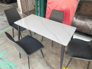 meja makan ceramic 4 org