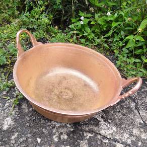 Antique Kuali Tembaga Antik 12" 3.6Kg Vintage Coll